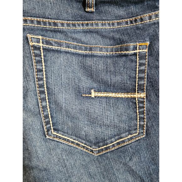 ARIAT Rebar Mid-Rise Boot Cut Women's Denim Jeans Siize 34R - Picture 2 of 9